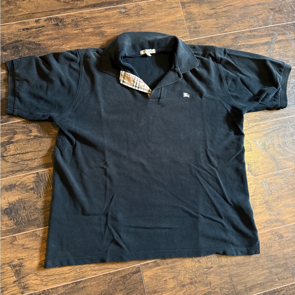 Burberry Black Polo Shirt